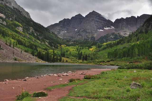 Maroon Bells and Maroon Lake